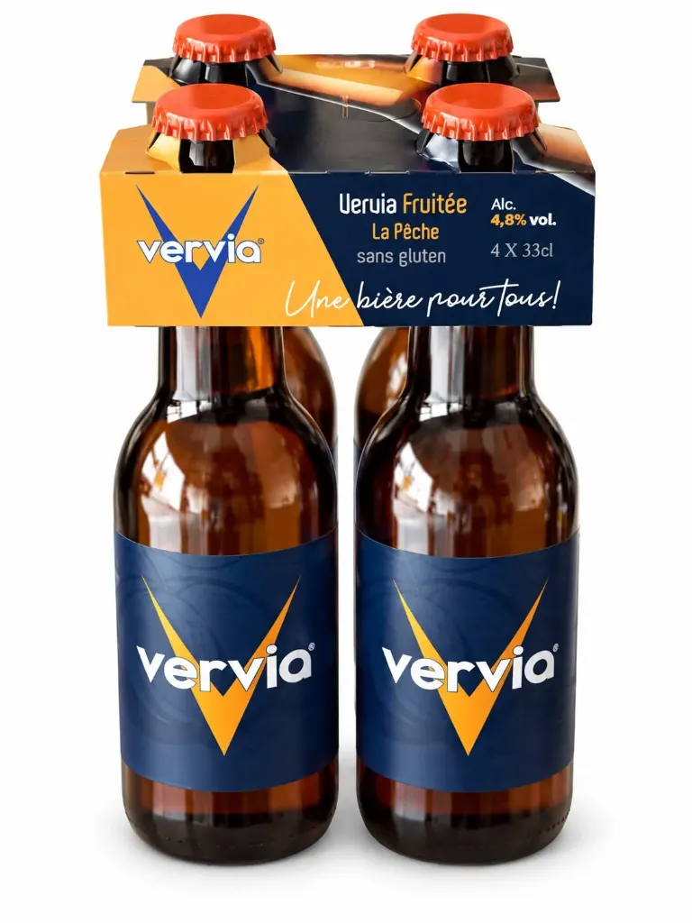 Pack de 4 Pêche 33cl